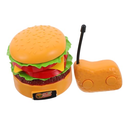 ibasenice Ferngesteuertes Auto Burger Förmiges DIY Kreatives Miniatur Rc Auto Für Kleinkinder Haushaltsspielzeug Hamburger von ibasenice