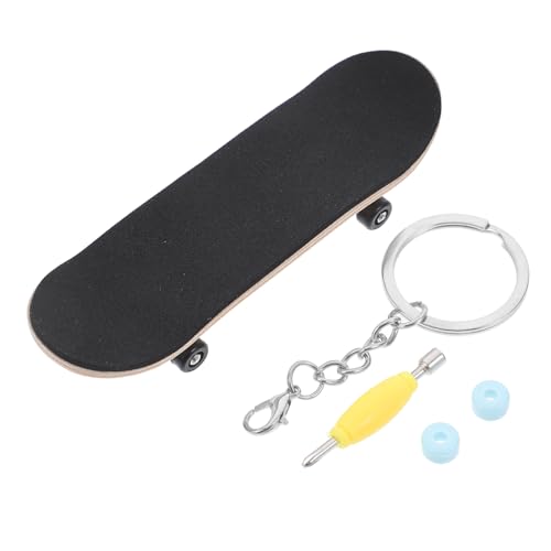 ibasenice Finger-Skateboard Palmen-Skateboard Aus Holz Mini-fingerspielzeug Palm-Skateboard Mini-brettspielspielzeug Mini-fingerspitzen-Skateboard Skateboard Metall Khaki von ibasenice