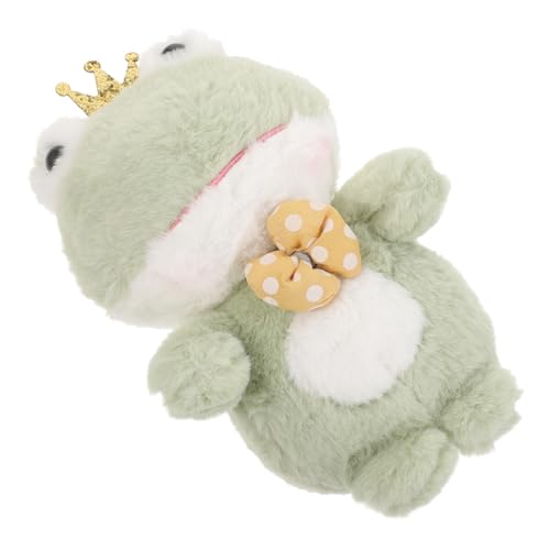 ibasenice Frosch Plüschtier Sofapuppendekoration Frosch Stofftiere Dekoration Der Inneneinrichtung Frosch-plüschtier Plüsch Frosch Puppe Plüschpuppe Spielzeug Tierpuppe Pp Baumwolle Green von ibasenice