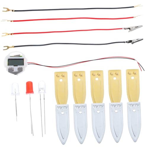 ibasenice Fruchtbatterie Experimentierkasten für Schüler DIY Obstbatterie Wissenschaftsset mit Metall Kupferelektroden Pädagogisches Stromerzeugungs kit für Ab Jahren Kreatives ibasenice Fruchtbatterie Experimentierkasten für Schüler DIY Obstbatterie Wissenschaftsset mit Metall Kupferelektroden Pädagogisches Stromerzeugungs kit für Ab Jahren Kreatives von ibasenice