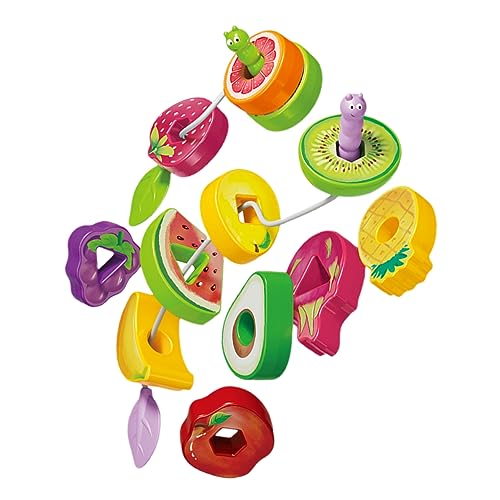 ibasenice Früchte Fädelspiel aus Robustem Abs Kreatives Lernspielzeug für Kleinkinder Fördert Feinmotorik Farberkennung und Hand Auge Koordination Interaktives Pädagogisches für Frühe ibasenice Früchte Fädelspiel aus Robustem Abs Kreatives Lernspielzeug für Kleinkinder Fördert Feinmotorik Farberkennung und Hand Auge Koordination Interaktives Pädagogisches für Frühe von ibasenice