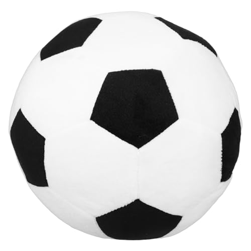 ibasenice Fußballspielzeug Fußballkissen Taillenpolsterball Ballon Fußball Plüschtier Fußball Fussball Ballspielzeug für Kissenball werfen Black von ibasenice