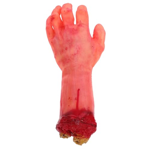 ibasenice Gebrochene Hand Mit Gliedmaßenprothese In Spukhaus Spielzeugen Dekorieren Trick Requisiten Halloween Fake Hand Ornament Halloween Dekor Spukhaus Hand Künstliche Abgetrennte von ibasenice