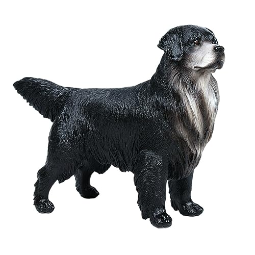 ibasenice Golden Retriever-Ornament Sammlerfiguren Für Hunde Kinder Mini-Spielzeug Hundefiguren Sammlerstücke Tierspielzeug Spielzeug Für Haustiere Golden Retriever-Statue Plastik Black von ibasenice