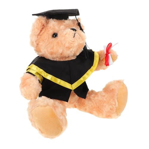 ibasenice Graduation Bear Plüschfigur Weiches Stofftier mit Doktorhut Kuscheltier für Kindergarten Grundschule und Hochschulabschluss Perfektes und Dekoration für Abschlussfeier ibasenice Graduation Bear Plüschfigur Weiches Stofftier mit Doktorhut Kuscheltier für Kindergarten Grundschule und Hochschulabschluss Perfektes und Dekoration für Abschlussfeier von ibasenice
