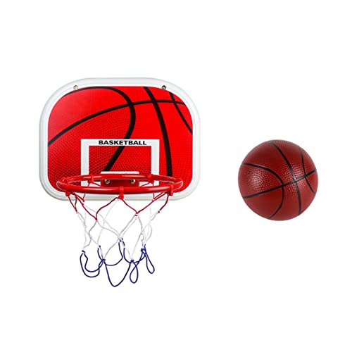 ibasenice Hängendes Basketballset Für Indoor Und Outdoor Basketballkorb Mit Eisenrahmen Ideales Für Jungen Dekoratives Element Für Das Kinderzimmer Inklusive Basketball Und Zubehör von ibasenice