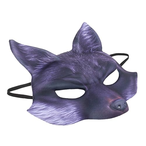 ibasenice Halloween-maske Glückselige Maskerade Schwarze Maskerade-maske Vollgesichtsmaske Augenmaske Für Erwachsene Verkleiden Halloween-glühen Maskerade Masken Tanzmaske Arzt Maske Black von ibasenice