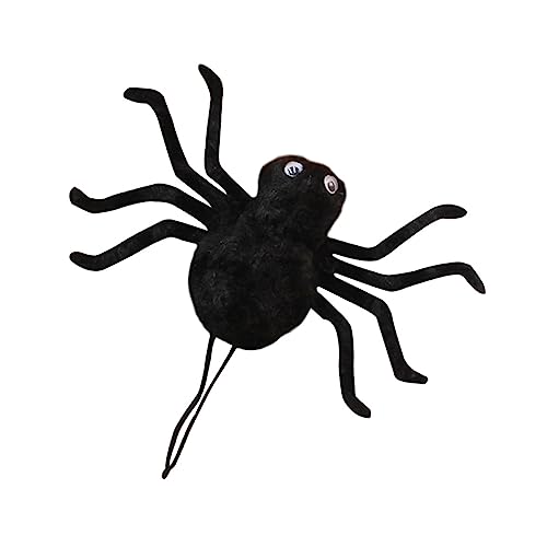 ibasenice Halloween-spinne Glühen Schaum Kostüm Gesicht Bausatz Seltsam Verfolgt Maske Whoopee Rahmen Halloween-riesenspinne Halloween-partygeschenke Chemiefasertuch Black von ibasenice