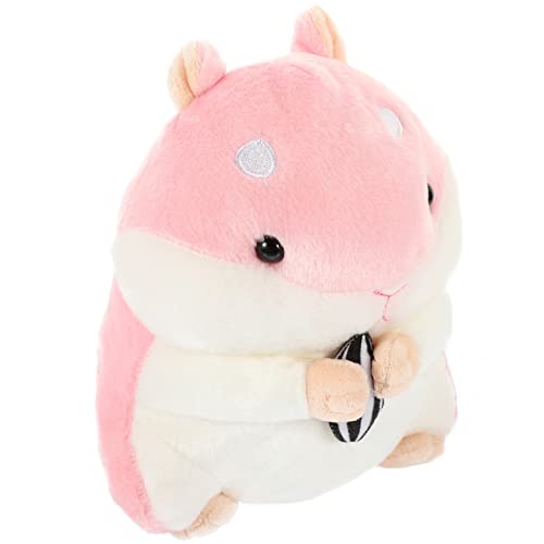 ibasenice Hamster Kuscheltiere Hamster Plüschtier Kleine Ausgestopfte Puppe 30 cm Kawaii Hamster Spielzeug Für Kinder Jungen Mädchen Partygeschenke Goodie Bag Füller Pink von ibasenice