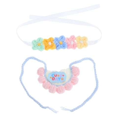 ibasenice Handgestricktes Puppenkleid mit Blumenkopfbedeckung und Spucktuch Weiches Plüschspielzeug-Zubehör Wiederverwendbar Passend für Babypuppen Sammlerfiguren Plüschbären und Stofftiere ibasenice Handgestricktes Puppenkleid mit Blumenkopfbedeckung und Spucktuch Weiches Plüschspielzeug-Zubehör Wiederverwendbar Passend für Babypuppen Sammlerfiguren Plüschbären und Stofftiere von ibasenice