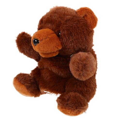 ibasenice Handpuppe Bär für kinderspielzeug Educational Toys Handpuppe Fantasiespielzeug Plüsch Handpuppe Bär Tierpuppe pädagogische Handpuppe PP Baumwolle Brown von ibasenice