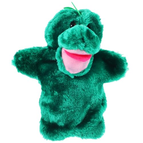 ibasenice Handpuppe Früherziehung dinozug Dinosaur Cartoon-Handpuppe dinotasia Frühpädagogisches Kleinkindspielzeug Handpuppen für Spielzeugtiere Plüsch Sky-Blue von ibasenice