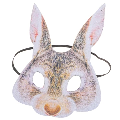 ibasenice Hasenmaske Maskerade Masken Schlag Halloween-Maske Kind Halloween-Kostüme für Kaninchen-Gesichtsmaske lustig halloween masken halloweenmaske Tiere Maske Maskenstütze Plastik von ibasenice