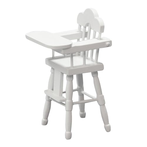 ibasenice Hochstuhl Schimmel zum Füttern von Kleinkindern kinderstuhl Chair Babyhochstuhl Puppen zubehör Schimmel für Kleinkinderhochstuhl Schimmel für Kinderhochstühle Bambus Weiß von ibasenice