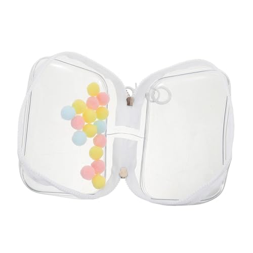 ibasenice Hohe Puppentasche mit Schlüsselanhänger Doppelte Reißverschlüsse Plüschspielzeug Aufbewahrung Klare Displayhülle für Sammler Organizer für Kleine Figuren und Spielzeuge ibasenice Hohe Puppentasche mit Schlüsselanhänger Doppelte Reißverschlüsse Plüschspielzeug Aufbewahrung Klare Displayhülle für Sammler Organizer für Kleine Figuren und Spielzeuge von ibasenice