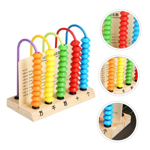 ibasenice Holz Abakus Lernspielzeug für Stäbe mit Bunten Perlen Pädagogisches Rechenrahmen Zahlen Farberkennung Kreative Rechenhilfe für Vorschule und Grundschule ibasenice Holz Abakus Lernspielzeug für Stäbe mit Bunten Perlen Pädagogisches Rechenrahmen Zahlen Farberkennung Kreative Rechenhilfe für Vorschule und Grundschule von ibasenice