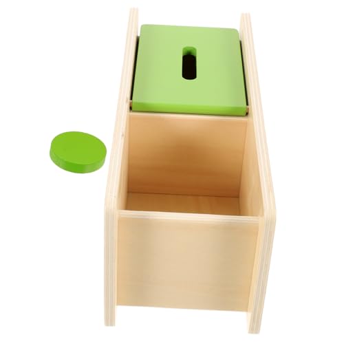 ibasenice Holz Lernspielzeug für Kleinkinder Feinmotorik Montessori Münzbox mit Münzen für Junge Mädchen und Vorschulkinder Grün ibasenice Holz Lernspielzeug für Kleinkinder Feinmotorik Montessori Münzbox mit Münzen für Junge Mädchen und Vorschulkinder Grün von ibasenice