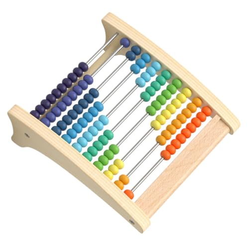 ibasenice Holz rechenrahmen Montessori Rechenkette mit Bunten Perlen Pädagogisches Mathematikspielzeug für Rechnen und Hand Augen koordination Sicher und Langlebig ibasenice Holz rechenrahmen Montessori Rechenkette mit Bunten Perlen Pädagogisches Mathematikspielzeug für Rechnen und Hand Augen koordination Sicher und Langlebig von ibasenice