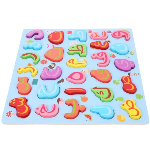 ibasenice Holzalphabet Puzzle Rätsel Alphabet Wörter Puzzle Alphabet Puzzle Puzzle Matching Buchstabe Puzzle Buchstabe Lernen ABC Puzzle von ibasenice