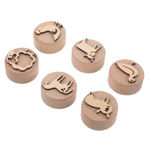ibasenice Holzstempel Set mit Niedlichen Tiermotiven Clay Stempel für Kleinkinder Kreatives Lernspielzeug für Vorschule Vielseitiges Bastelset für Tonmodellierung und Kunstprojekte ibasenice Holzstempel Set mit Niedlichen Tiermotiven Clay Stempel für Kleinkinder Kreatives Lernspielzeug für Vorschule Vielseitiges Bastelset für Tonmodellierung und Kunstprojekte von ibasenice