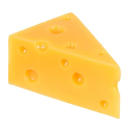 ibasenice Realistisches KüNstliches KäSemodell - Dekorative KäSeattrappe FüR Kuchen Und Desserts GroßE GrößE Perfekt FüR Spiele Und PräSentationen Hochwertiges Harz Gelb ibasenice Realistisches KüNstliches KäSemodell - Dekorative KäSeattrappe FüR Kuchen Und Desserts GroßE GrößE Perfekt FüR Spiele Und PräSentationen Hochwertiges Harz Gelb von ibasenice