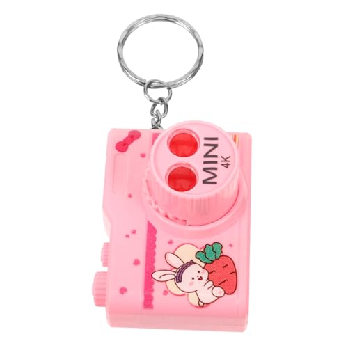 ibasenice Kameraprojektion zappeln Schlüssel Bausatz Mini valentinsgeschenk Valentinstagsgeschenk Key Chain kreativer Taschenanhänger Anhänger zum Aufhängen Einer Tasche Plastik von ibasenice