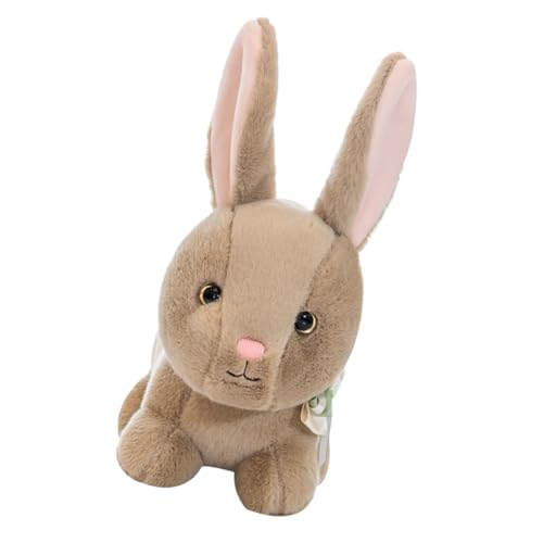 ibasenice Kaninchen Plüschtier Hasen Kuscheltier hasenkuscheltiere Hasen Cuddly Bunny kuscheltiere Hasen Süßes Stofftier Plüschtier für Mädchen Hase Hase Plüsch PP Baumwolle Brown von ibasenice