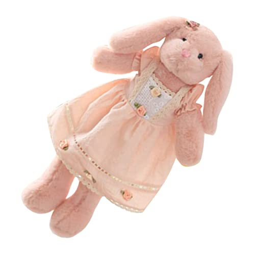 ibasenice Kaninchen Plüschtier Kuscheltier für hasenkuscheltiere Plüschhasenfigur Hasen plüschtier ausgestopftes Kaninchen Kuscheltiere für Teenager PP Baumwolle Rosa von ibasenice