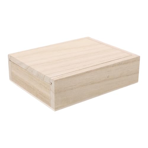 ibasenice Kasten Pokerbox Organizer Für Brettspielkarten Karteninhaber Spielkartenhalter Kartenspielhalter Hülle Für Spielkartendecks Spielkartenbehälter Poker-Deck-hülle Khaki Holz von ibasenice