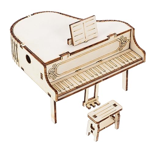 ibasenice Kasten Puzzle- aus Holz winziges Klavier Musikalisches musikbox für trauzeugengeschenke Piano Partytischdekoration basteldekoration aus Holz selber Machen von ibasenice