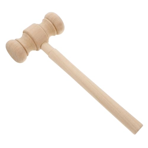 ibasenice Kinder-holzhammer, Spielzeug, Richterhammer, Kleiner Holzhammer, Rollenspielspielzeug, Halloween-Party, Kostümzubehör, Requisite, Mini-holzhammer Zum Zerschlagen Von Kuchen Und von ibasenice