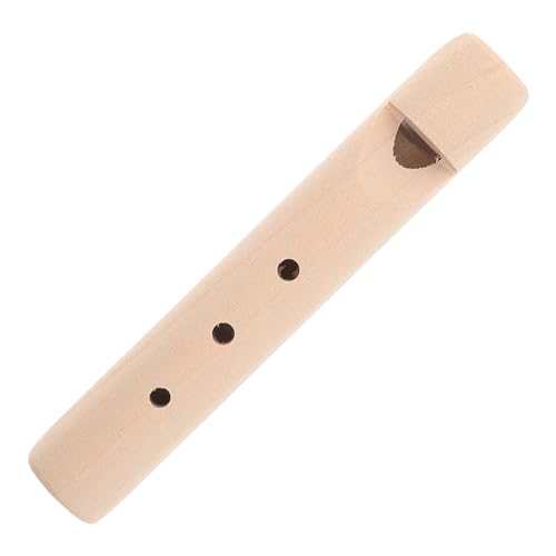 ibasenice Kinderflöte DIY- Kinderinstrument Orff Instrument holzspielzeug für Kleinkinder Pfeifinstrument Flöteninstrument Pfeifflöte Pfeifenspielzeug aus Holz Holzflöte Khaki von ibasenice