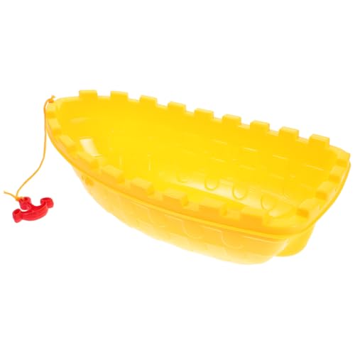 ibasenice Kinderspielzeugboot Spielzeug-badewanne Für Boote Badespielzeug Boote Badewanne Boot Spielzeugboote Zum Spielen Im Wasser Für Aquarienboote Badeboot Strandboot Plastik Yellow von ibasenice