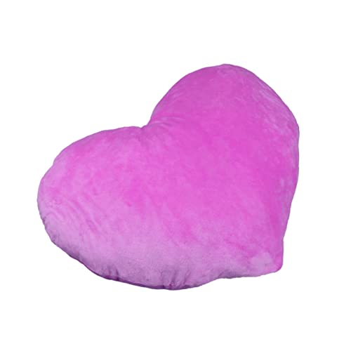 ibasenice Kissen aus Baumwolle Herz Plüsch Plüschtiere Wurfskissen des heißen Rosas grüne Wurfkissen rote Wurfkissen knuffelchen Cute Pillow Wedding Present stühl Herzkissen Violett von ibasenice