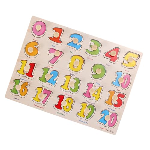 ibasenice Klassisches Zahlen Puzzle Bundlebrett Aus Holz Ideal Für Fördert Die Lernentwicklung Mit Bunten Buchstabenperlen Und Schiebepuzzle Elementen Robustes Holzspielzeug Für von ibasenice