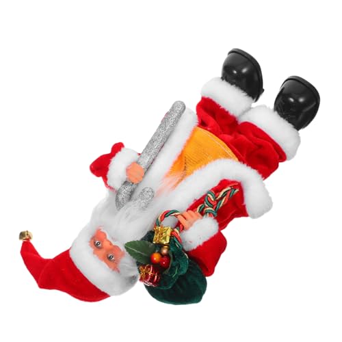 ibasenice Kleine Elektrische Weihnachtsmann Puppe mit Musik und Beweglichen Dekoratives Santa für Festliche Weihnachtsdeko und Partystimmung ibasenice Kleine Elektrische Weihnachtsmann Puppe mit Musik und Beweglichen Dekoratives Santa für Festliche Weihnachtsdeko und Partystimmung von ibasenice