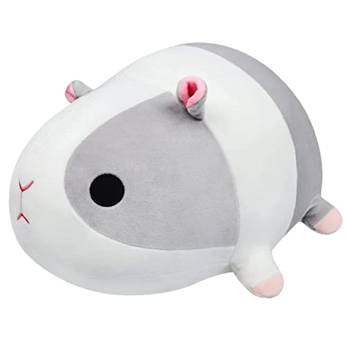 ibasenice Kopfkissen Halloween Decoration Animal-Design Plush plüschtiere Drachen Faultier Stofftier Spielzeug Puppe in Meerschweinchenform schöne Hamsterpuppe PP Baumwolle Grey von ibasenice