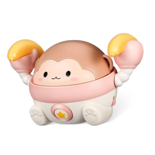 ibasenice Krabbelspielzeug Elektrisches Affen mit Musik und Licht Krabbelndes Lauflernspielzeug für Kleinkinder Interaktives Sensorikspielzeug zur Motorischen Batteriebetrieben ibasenice Krabbelspielzeug Elektrisches Affen mit Musik und Licht Krabbelndes Lauflernspielzeug für Kleinkinder Interaktives Sensorikspielzeug zur Motorischen Batteriebetrieben von ibasenice