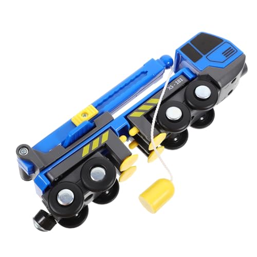 ibasenice Kran Toys Children Toys детские игрушки puppenwagen spilzeug Baufahrzeug Cartoon-BAU-LKW-Modell Cartoon-Kunststoff-LKW Bauwagen-Modell Engineering-LKW Plastik Blue von ibasenice