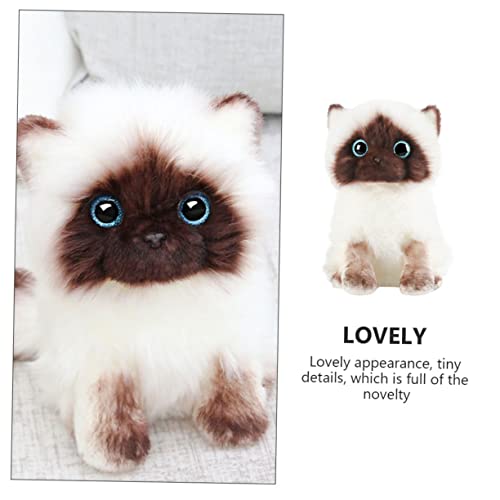 ibasenice Kreative Siamkatzen plüschpuppe Baumwollfüllung Dekoratives Kuscheltier für Weiches Stofftier Wohnaccessoire ibasenice Kreative Siamkatzen plüschpuppe Baumwollfüllung Dekoratives Kuscheltier für Weiches Stofftier Wohnaccessoire von ibasenice