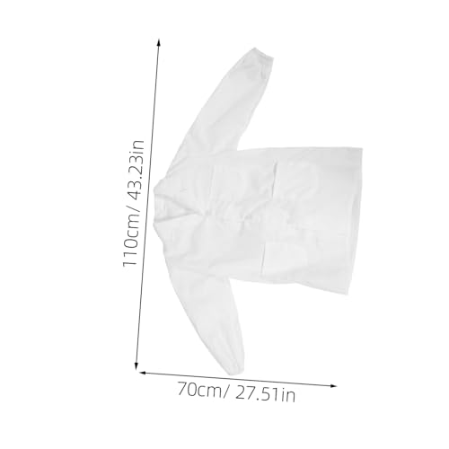 ibasenice Laborkittel Weiß mit Elastischen Bündchen Langärmliges Arztkostüm für Mädchen Realistische Wissenschafts Rollenspielkleidung Hautfreundlich für Schulprojekte und Experimente ibasenice Laborkittel Weiß mit Elastischen Bündchen Langärmliges Arztkostüm für Mädchen Realistische Wissenschafts Rollenspielkleidung Hautfreundlich für Schulprojekte und Experimente von ibasenice