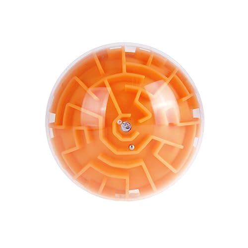 ibasenice Labyrinthball Für Kinder Intellekt-Labyrinth-Ball Labyrinth Ball Spielzeug Labyrinth-Ball-Puzzle Labyrinth Ballspiel Orange von ibasenice