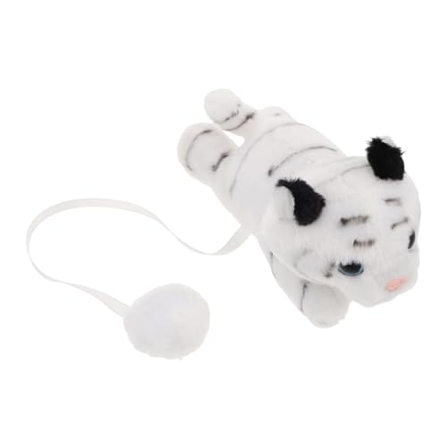 ibasenice Kuscheltier Tiger Mit Schulter-Magnet Kleine Plüschfigur Für Kostüm-Accessoire Tier-mottopartys Cosplay Und Maskeraden Niedlicher Weißer Tiger Für Erwachsene ibasenice Kuscheltier Tiger Mit Schulter-Magnet Kleine Plüschfigur Für Kostüm-Accessoire Tier-mottopartys Cosplay Und Maskeraden Niedlicher Weißer Tiger Für Erwachsene von ibasenice