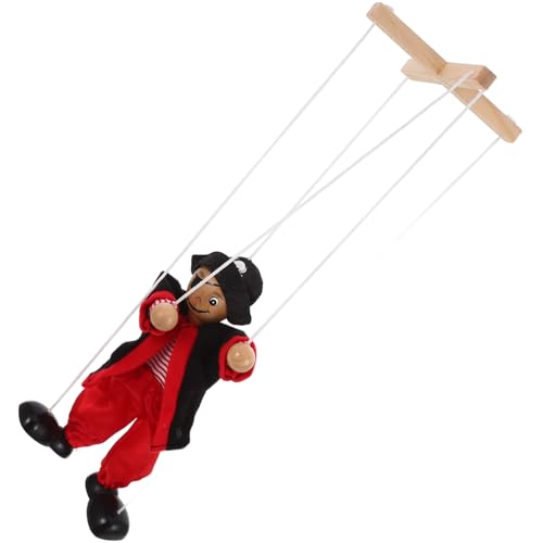 ibasenice Marionette für kinderspielzeug handspielpuppen Puppenkunst puppenspieler Puppen für zappeln Handpuppen Babyspielzeug Kinderwagen Bauchrednerpuppe Holz von ibasenice