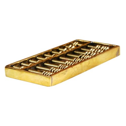 ibasenice Messing Mini Retro Modell Bewegliches Zählbrett Desktop Dekoration und Lernspielzeug für Robustes Vintage Rechenwerkzeug Kunstvolle Tisch Ornament ibasenice Messing Mini Retro Modell Bewegliches Zählbrett Desktop Dekoration und Lernspielzeug für Robustes Vintage Rechenwerkzeug Kunstvolle Tisch Ornament von ibasenice