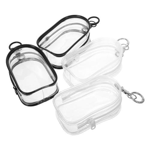 ibasenice Mini Figur Display Tasche Hochtransparente PVC Tragetasche Für Puppen Und Inklusive Schlüsselanhänger Ideal Für Mini Figuren Und Puppenzubehör von ibasenice