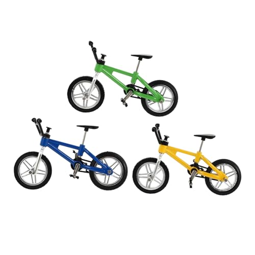 ibasenice Mini Finger Bikes Set 3er Set Legierungs Fahrräder Mit Rädern Bildungs Und Identitäts Für Ideal Für Kreative Spielstunden Und von ibasenice