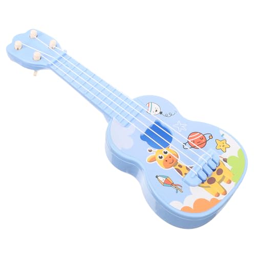 ibasenice Mini-Gitarre Kleinkind Ukulele Mini-lerngitarre Für Gitarrenspielzeug Für Gitarre Kleinkind-Ukulele Früherziehung Ukulele Mini-Ukulele Abs Blue von ibasenice