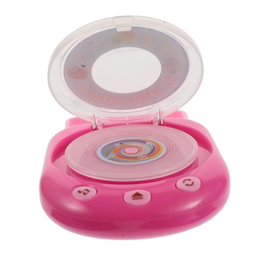 ibasenice Mini-cd-Player Spielzeug Für Jungen Und Mädchen Rollenspiel Plattenspieler-Modell Vintage Pädagogisches Puppenhaus-zubehör Multifunktional von ibasenice