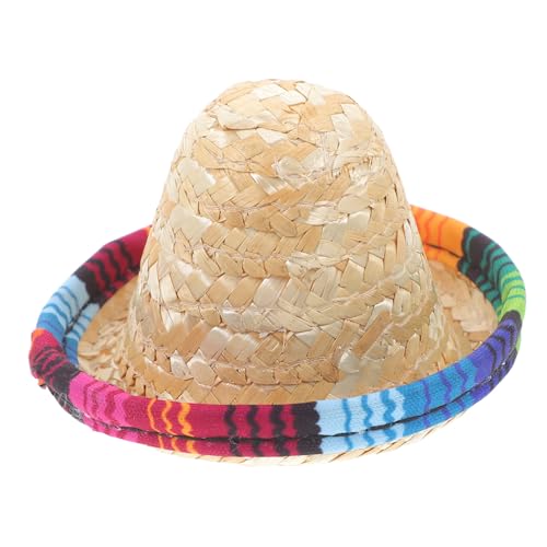 ibasenice Mini Strohhut aus Robustem Stroh Langlebiges Miniatur Dekorationselement für Weinflaschen für DIY Bastelarbeiten Party Accessoire mit Verspieltem Charme und Praktischem Einsatz ibasenice Mini Strohhut aus Robustem Stroh Langlebiges Miniatur Dekorationselement für Weinflaschen für DIY Bastelarbeiten Party Accessoire mit Verspieltem Charme und Praktischem Einsatz von ibasenice